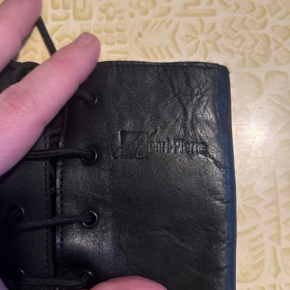 Vintage Black Leather Boots - Picture 6 of 11